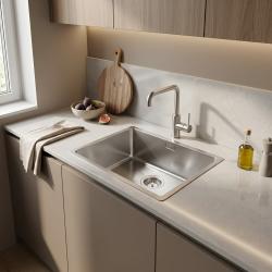 modern-stainless-steel-kitchen-sink-with-countertop